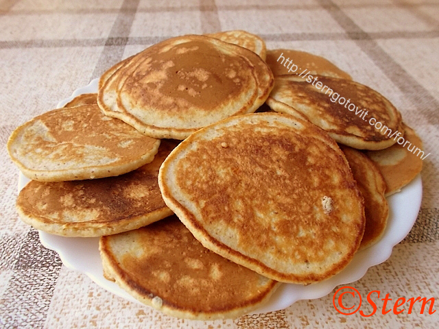 Панкейки на молоке и белках