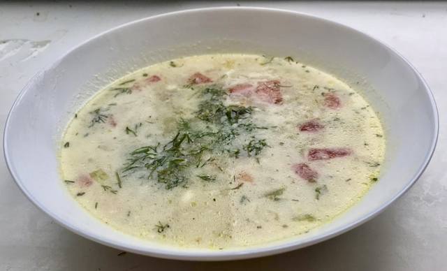 Суп с кабачками и рисом